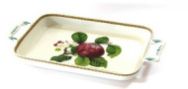 RECTANGULAR BAKING DISH ROMANTIC FRUIT,