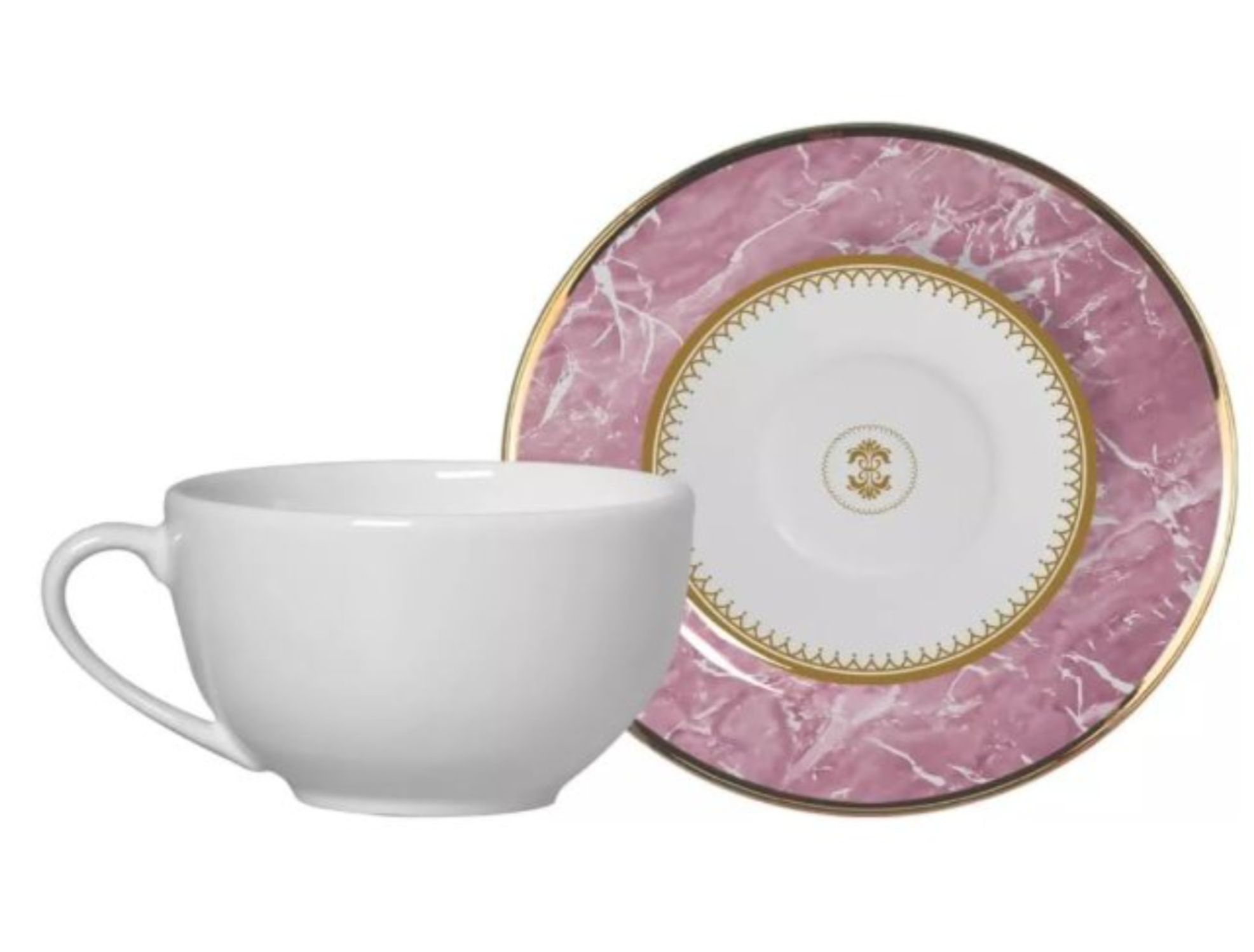 6 PCS TEA CUPS WITH SAUCER