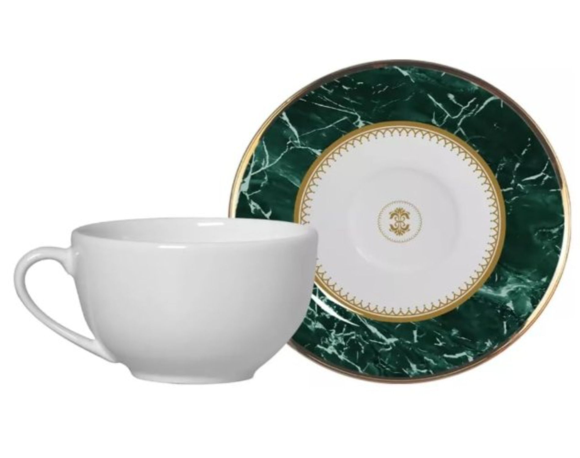 6 PCS TEA CUPS WITH SAUCER