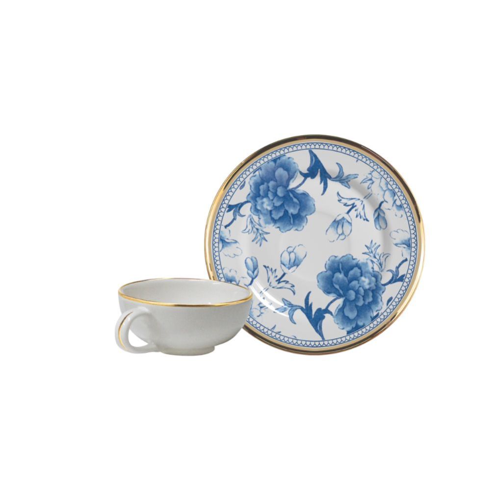 6 PCS TEA CUPS WITH SAUCER