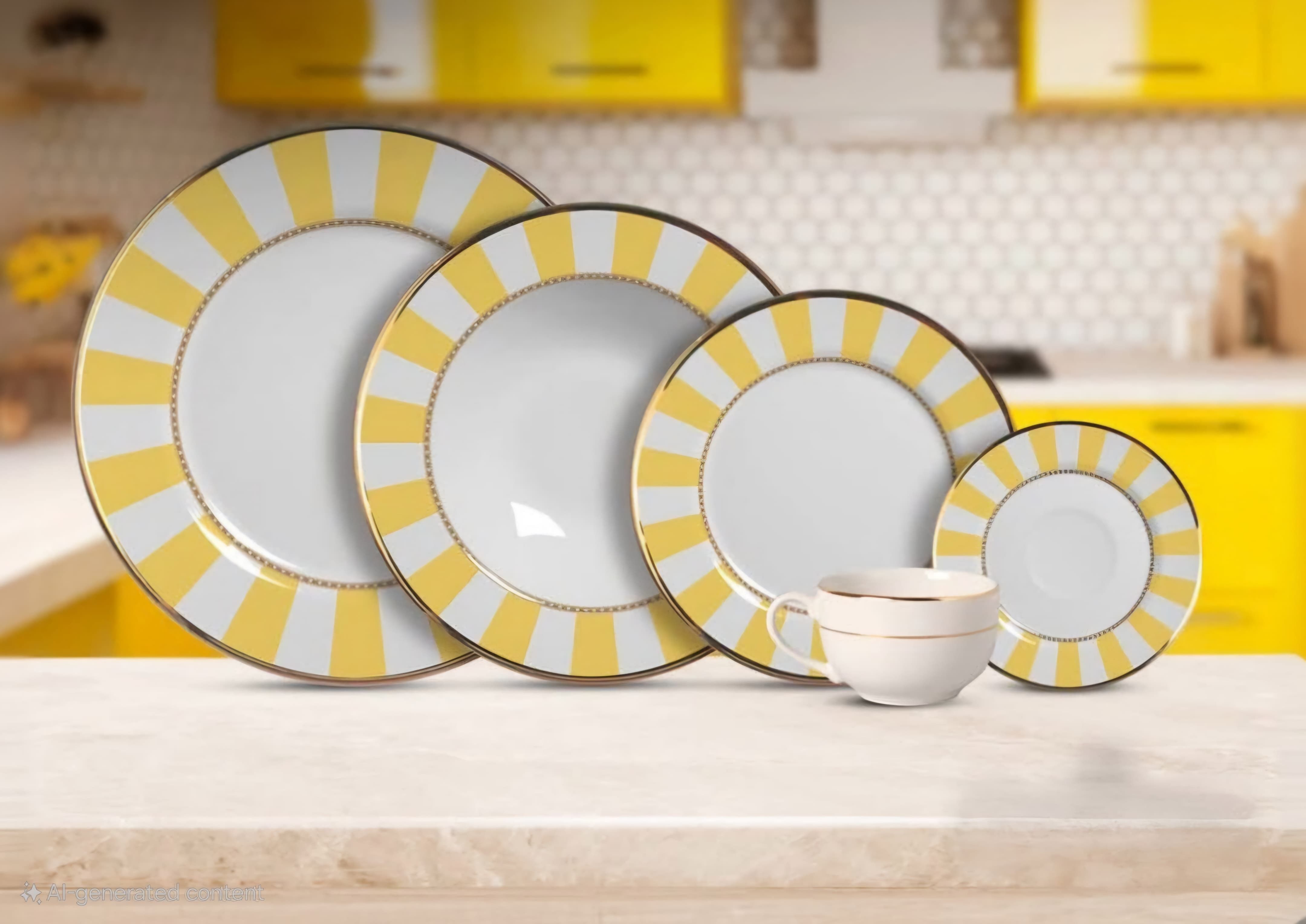 18 PCS DINNER PLATES SET