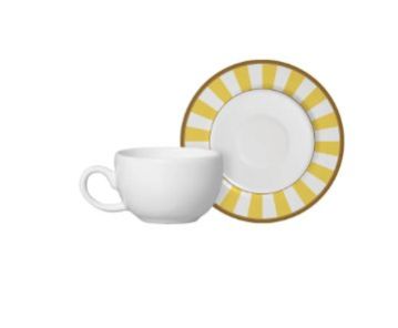 6 PCS TEA CUPS WITH SAUCER