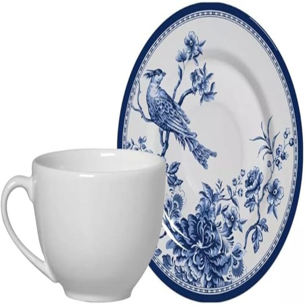 6 PCS TEA CUPS WITH SAUCER