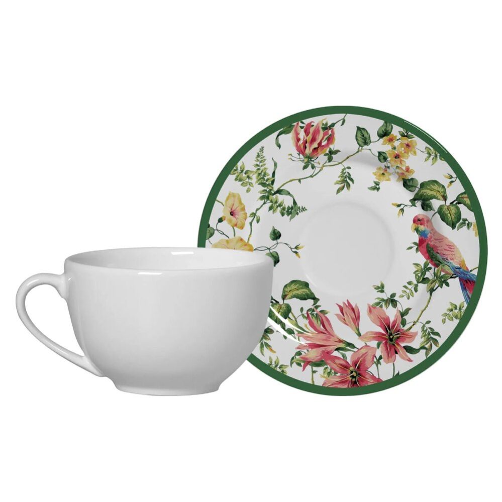 6 PCS TEA CUPS WITH SAUCER