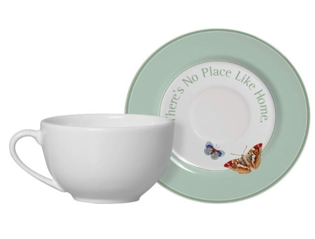 6 PCS TEA CUPS WITH SAUCER