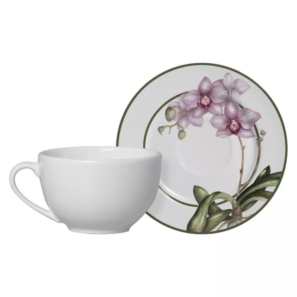 6 PCS TEA CUPS WITH SAUCER