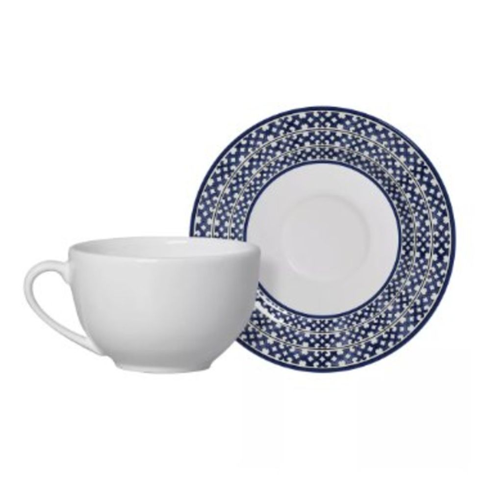 6 PCS TEA CUPS WITH SAUCER