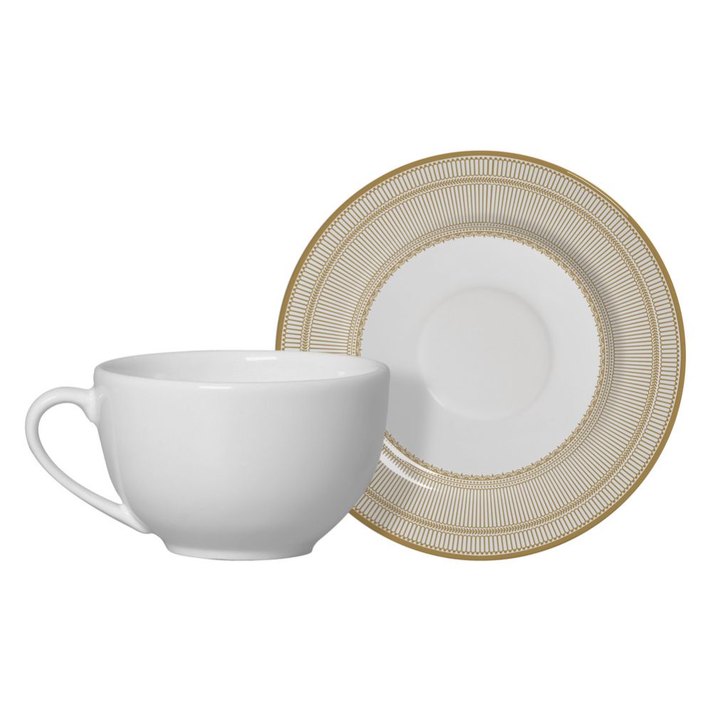 6 PCS TEA CUPS WITH SAUCER