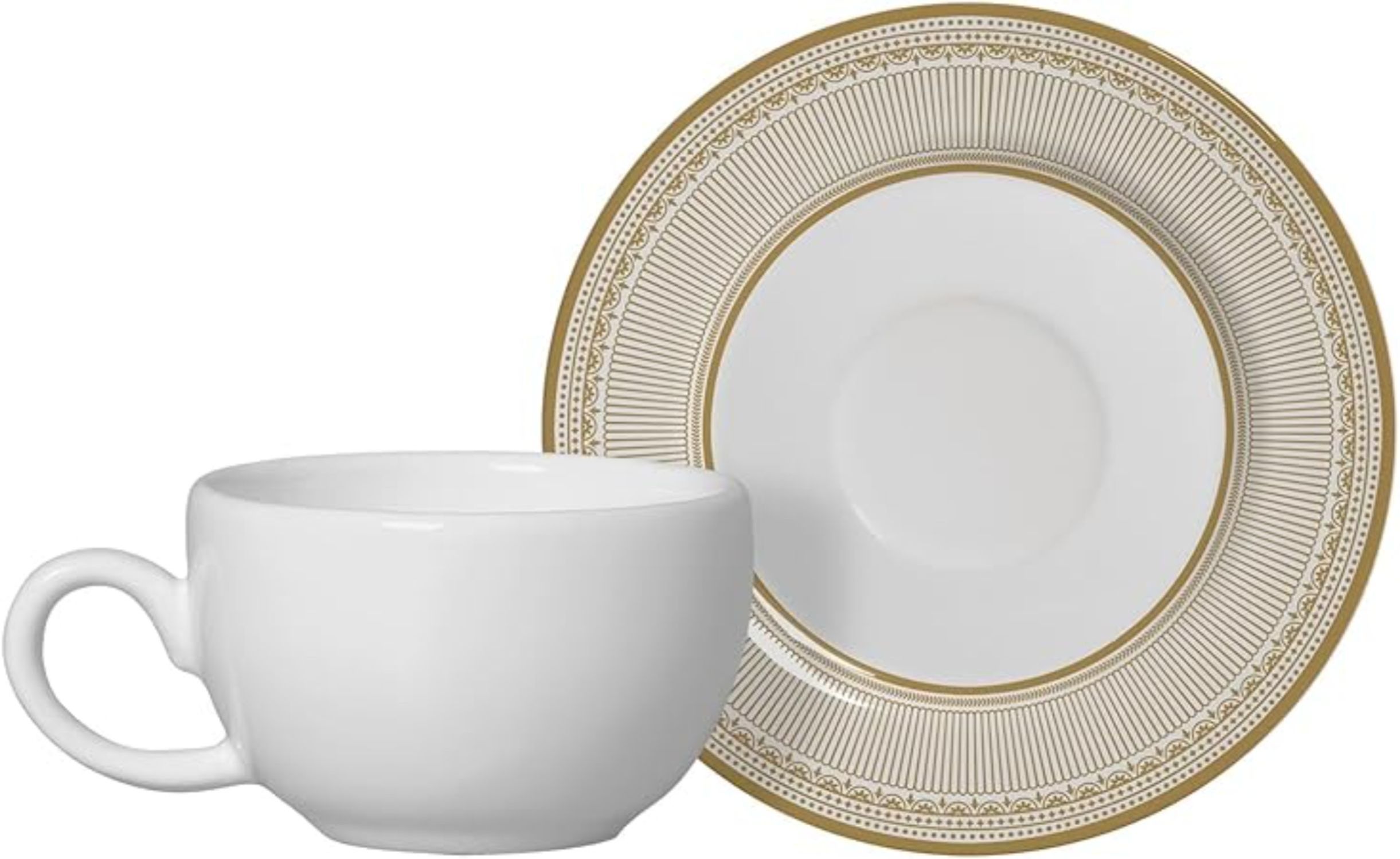 6 PCS TEA CUPS WITH SAUCER