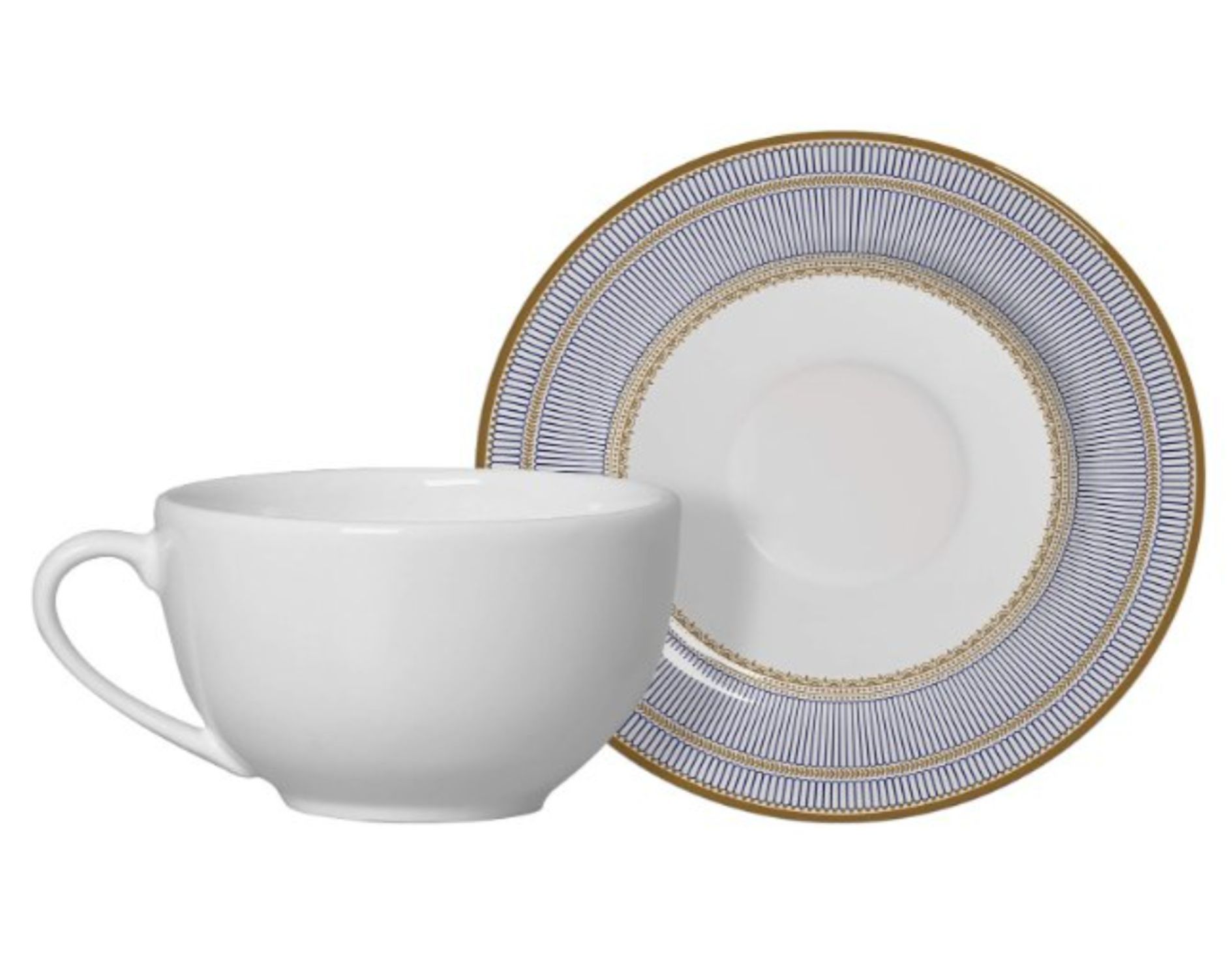 6 PCS TEA CUPS WITH SAUCER