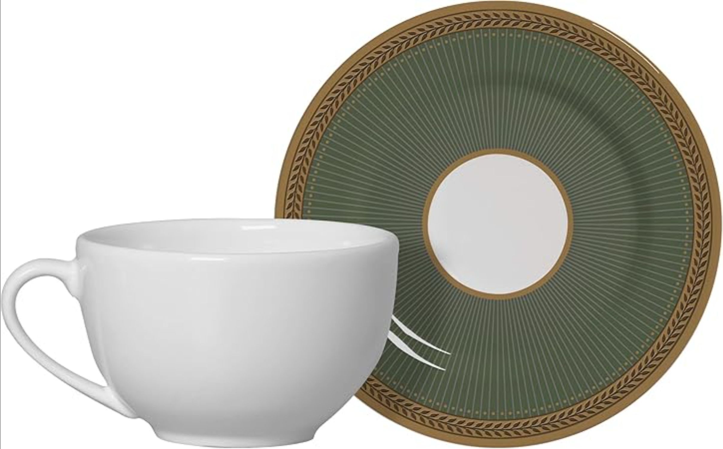 6 PCS TEA CUPS WITH SAUCER