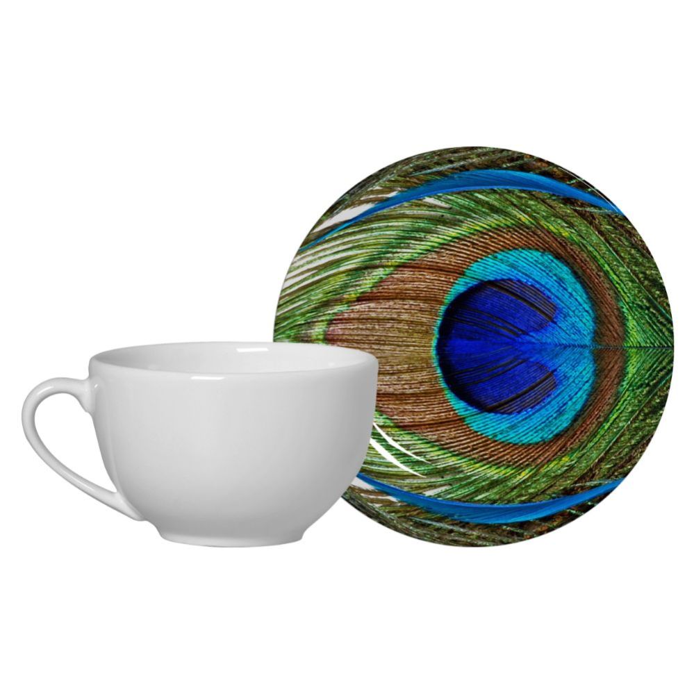 6 PCS TEA CUPS WITH SAUCER