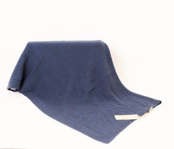 BABY SMILE NAVYBLUE BABY BLANKET