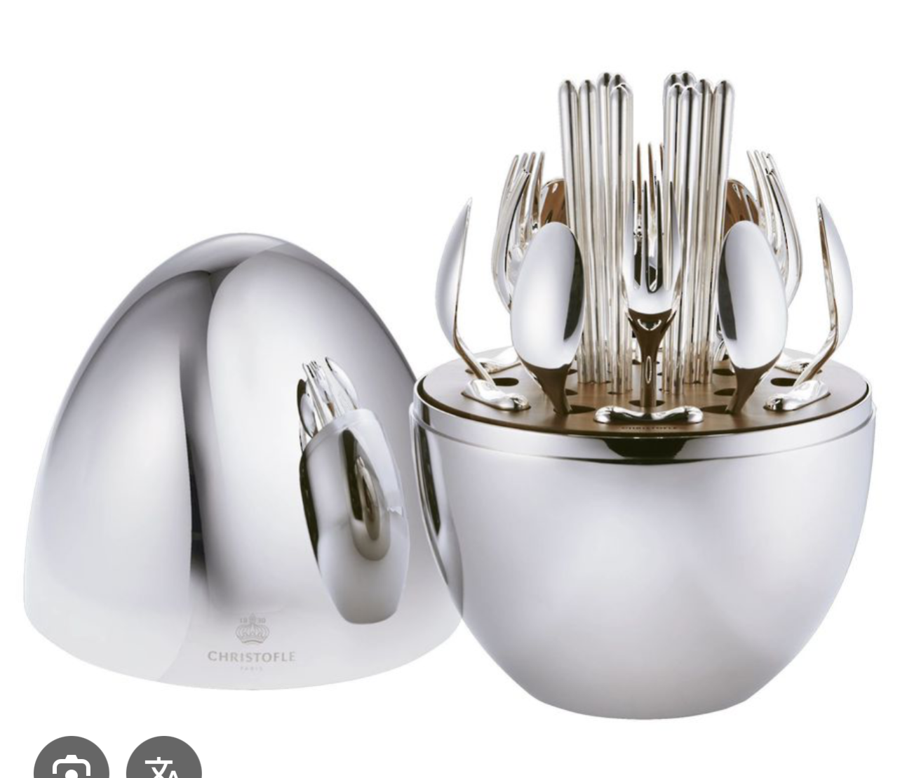 Silver24 Pieces Cutelry Sets With Egg Stand
