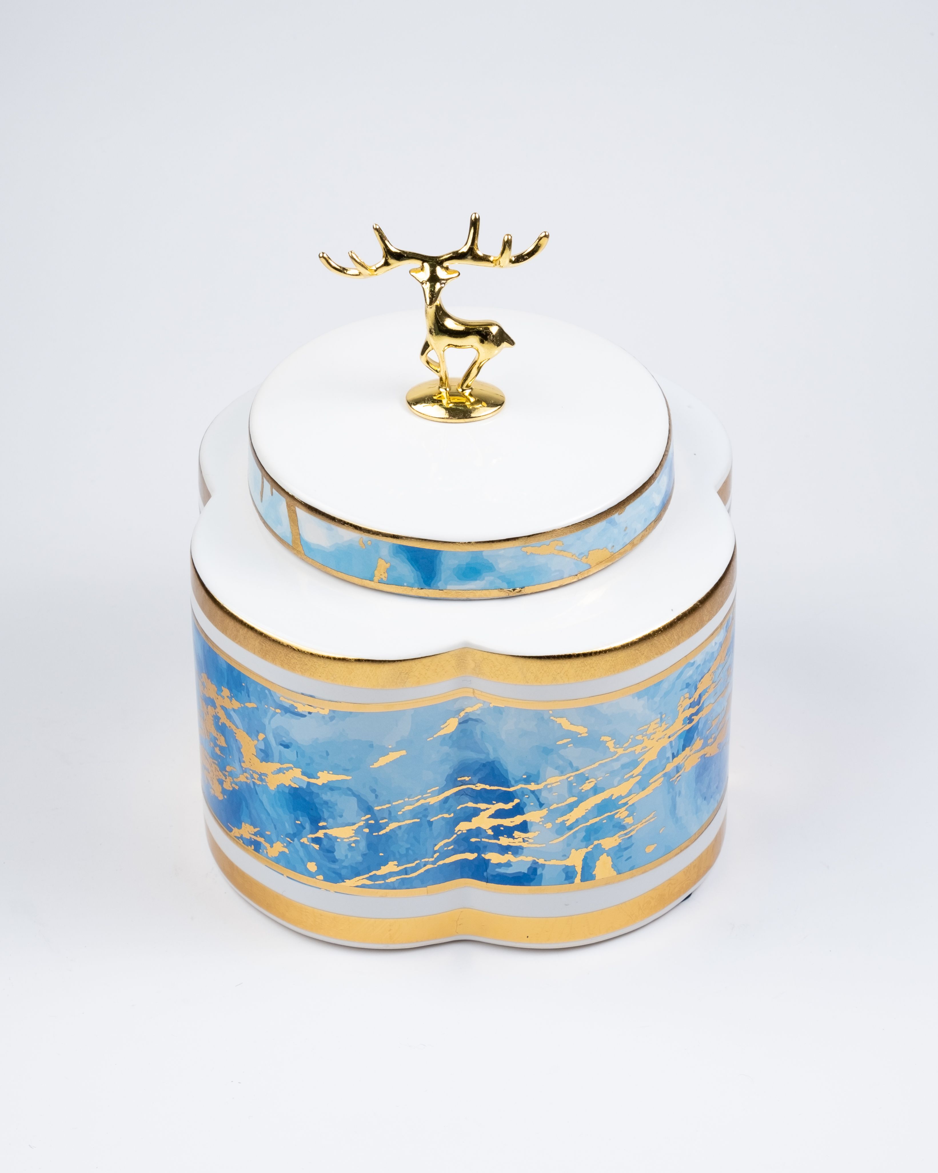 Striped Ceramic Vase