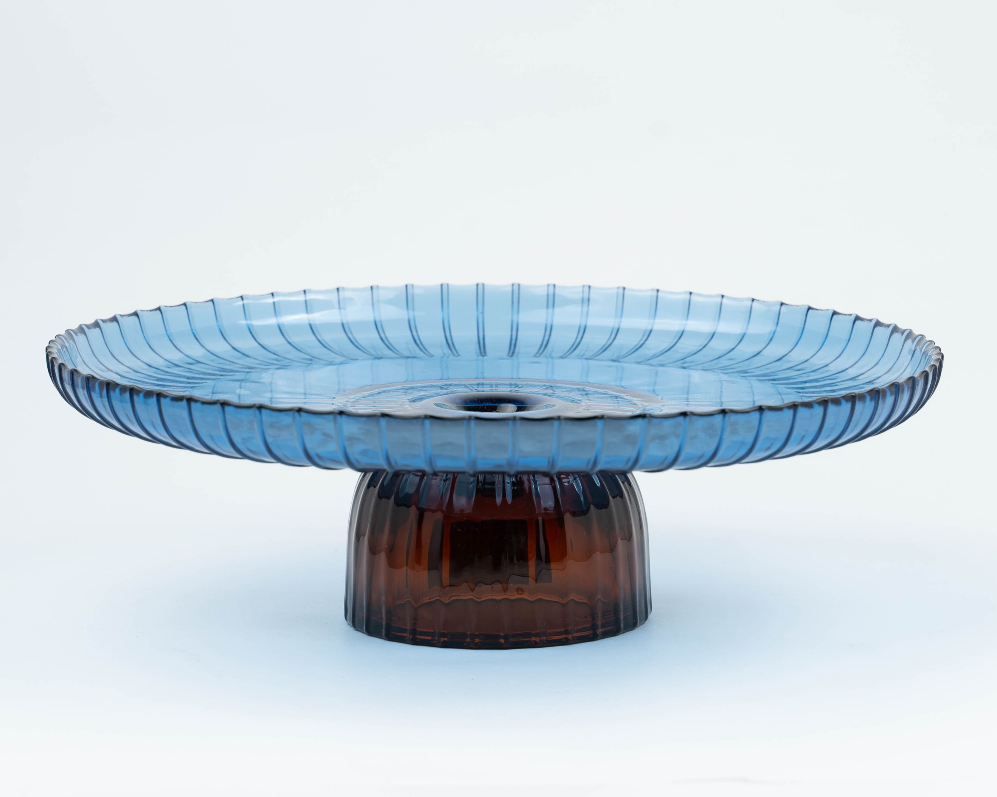 GLASS FRUITS PLATE-L