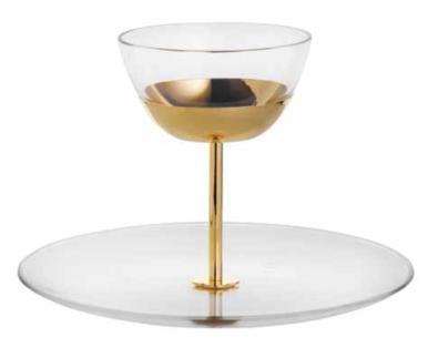 Venezia Candy Stand with 1 Dish and 1 Bowl