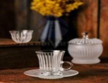 TEA SET WITH ARABIC CUP 6+6+6